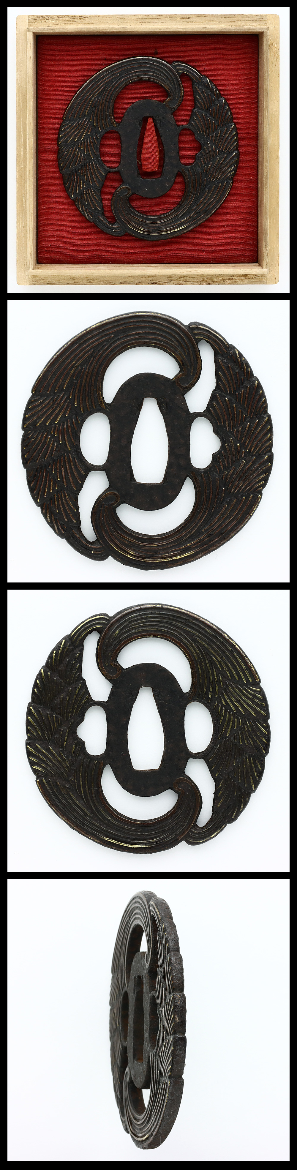 鍔：無銘（平安城）（貴重刀装具） | 日本刀販売の葵美術