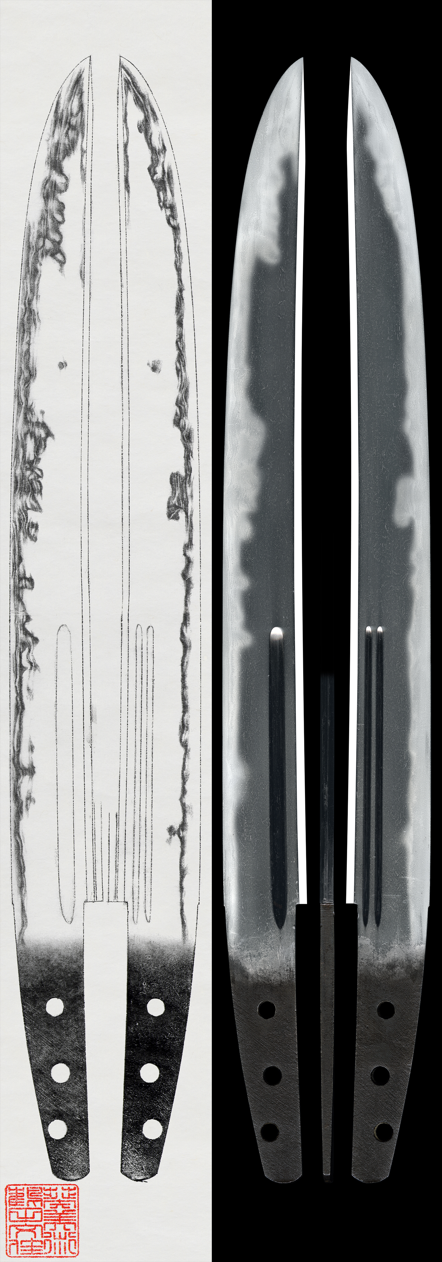 日本刀鑑定法上下 日本刀鑑定法(本阿弥光博 著) / 高山本店 / 古本、中古本、古