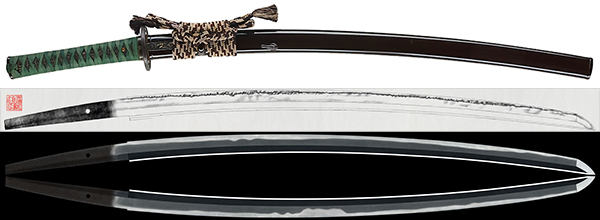 美品 DYNASTY KATANA 黒刀Line 一文字 ICHIMONJI 美品 DYNASTY KATANA 黒刀Line 一文字 ICHIMONJI