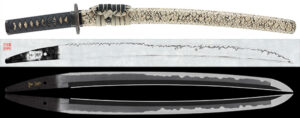 Wakizashi: (Gold Inlaid Signature) Kanemoto 兼元 (NBTHK Hozon